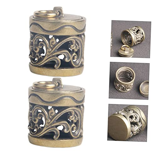 Beaupretty 2 Piezas Aromaterapia Colgante Llavero miniatura 3