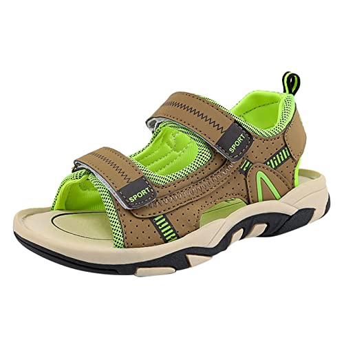 RNTOP Baby Boy and Unisex Sandals for Infant/Toddlers Summer Beach Sandals Premium Soft Anti-Slip Sole (Green, 3 Big Kids)