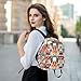 YETTASBIN Fashion Quilted Mini Backpack for Women & Girls - Christmas Nutcracker Lightweight Casual Travel Daypack, S(8.5L)