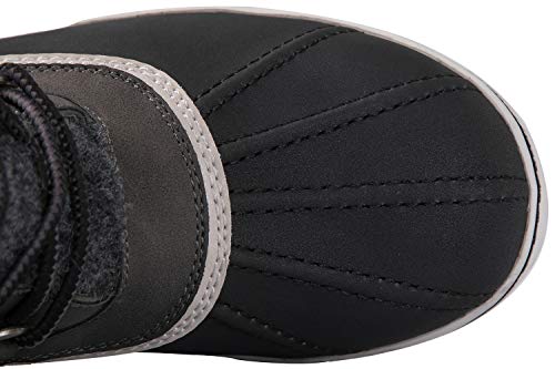 kingshow Globalwin Women's 1918 Grey/DK.Grey Winter Boots 6M