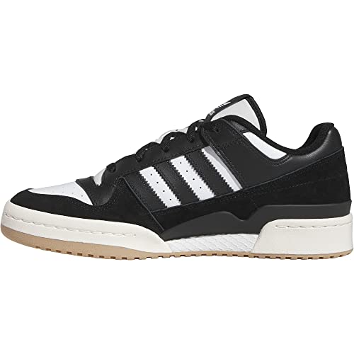 Image of adidas Originals Men Leather Forum Low CL, Casual Shoes, Black, UK-9