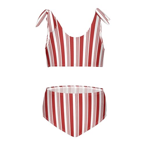 Image of CaTaKu Girls Two Piece Swimsuits Toddler Bathing Suits Bikini Set Summer Beach Swimwear for Girls Size 3-12T