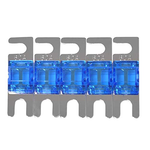 Carviya 5 Pack Mini ANL Fuses 30 Amp 40Amp 60Amp 80 Amp 100 Amp (60 Amp / 5 Pack)