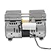 370W/110V Oil-Free Vacuum Pump, 3.5CFM 8 Bar 2A Industrial Oilless Diaphragm Mute Vacuum Pump Aluminum Alloy Pure Copper Motor for Lab Chemistry Food Processing or Packaging 100L/ min (370W)