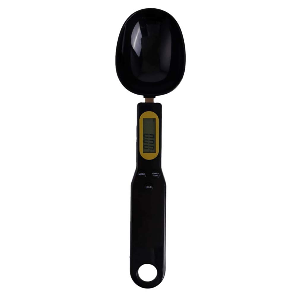 Colorido 500G/0.1 Portable Accurate Electronic Measuring Spoon Scale Kitchen Weighing Balance Tool Food Scale Black