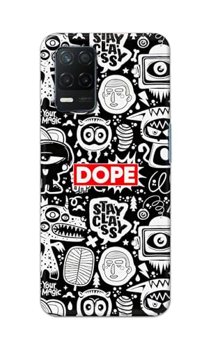 Image of Printed Hard Back Cover Case for Realme 9 5G Back Cover (Mixed Cartoons) -1111