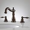   Signature-Hardware-921451-Enid-12-GPM-Widespread-Bathroom-Faucet-with-Drain-Assembly-Oil-Rubbed-Bronze