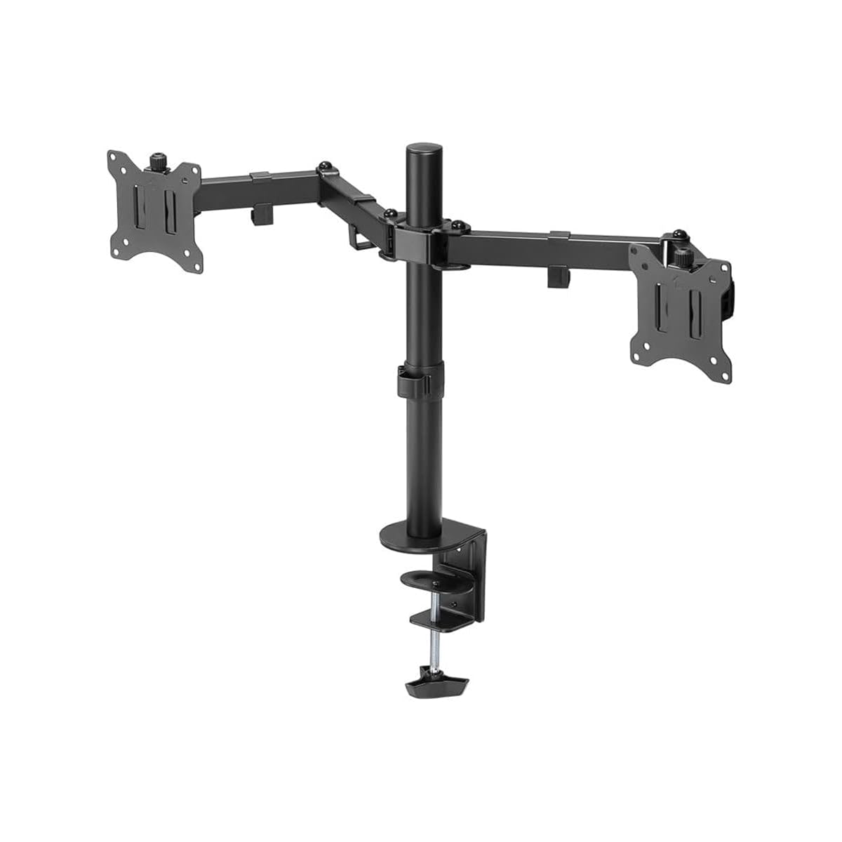 goobay Support Double Moniteur 17-32 Pouces Orientable Réglable en Hauteur VESA 100x100 2X Jusqu'à 8 kg - Basic - 58529