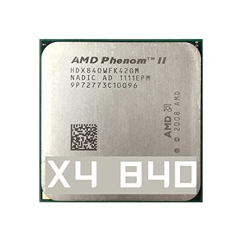 Lanchy Amd Phenom Ii X4 840 Cpu Used 4-Core 4-Thread Desktop Processor 3.2 Ghz 2M 95W Socket Am2+ Socket Am3 cover