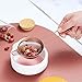 Kyraton Rose Gold Fine Mesh Strainer 3 Pieces Set, Copper Flour Sifter For Baking, Stainless Steel Clander, Matcha Tea Strainer, Gravy Separator, Stasher Sieve Pasta Strainers