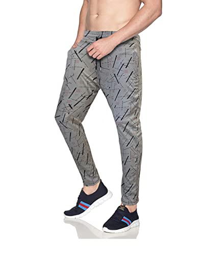 Image of AVOLT Men Slim Fit Lycra Blend Track Pants