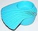 Tupperware Measuring Cups and Spoons Set New Style Taffy Blue