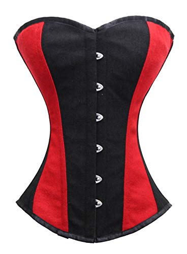 luvsecretlingerie Heavy Duty 26 Double Steel Boned Waist Training Overbust Tight Shaper Corset #9974