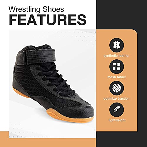 core wrestling shoes  high traction wrestling shoes for men women youth amp kids - durable shoes for wrestling boxing weightlifting amp bodybuilding  combat sports footwear lightweight gym shoes