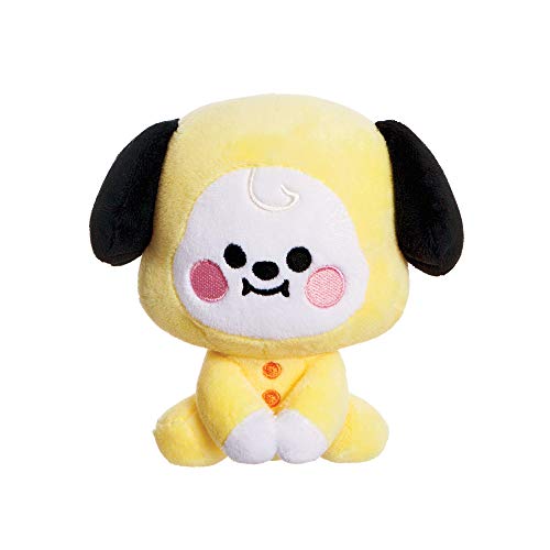 AURORA, 61377, BT21 Official Merchandise, Baby CHIMMY Sitting Doll 5In, Soft Toy, Yellow