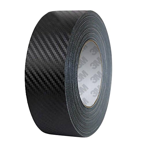 3M cinta adhesiva de tela de fibra de carbono negra, detalle de vinilo, rollo de 20 pies
