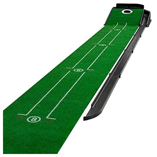 Maxfli Indoor Golf Putting Green Practice - Automatic Ball Return - 9'' X 12'