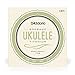 D'Addario Soprano Ukulele Strings, Titanium, EJ87S, 4-String Set, Pack of 1