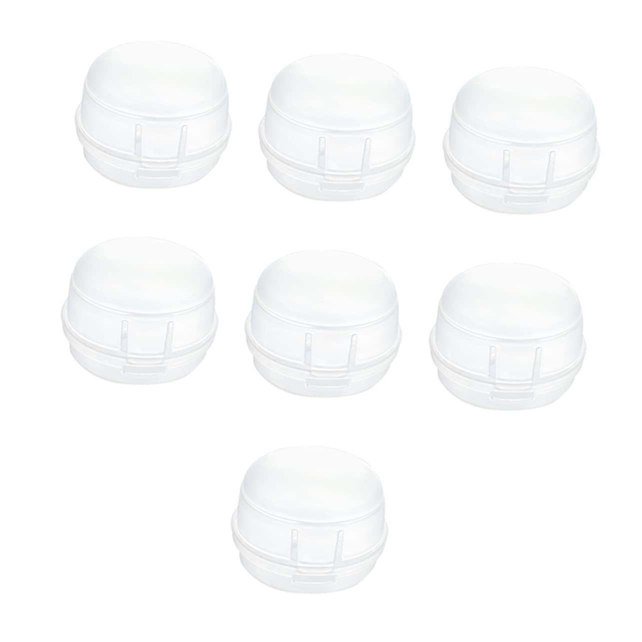 KOMBIUDA Stove Safety Knob Covers 7pcs Gas Stove Locks for Childproofing Oven Covers