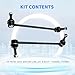 Rockplanet Stabilizer Front Sway Bar Link Kit Compatible with 2010-2018 Ford Flex Taurus Lincoln MKS MKT Sway Bar End Links, K750388 K750389