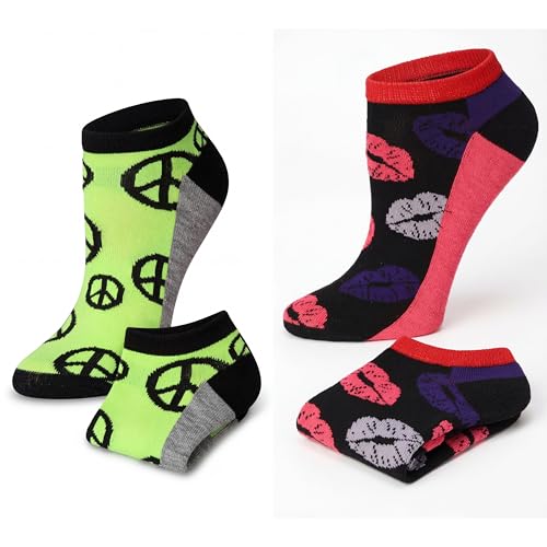 Image of Tipi Toe Women's 20 Pack Colorful Low Cut Socks - Lightweight, Breathable Design for All-Day Comfort Sizes 9-11 /10-13