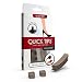 QUICK TIPS Heel Tip Replacement Cap & Wrap, 1 Pair (Small, Taupe)