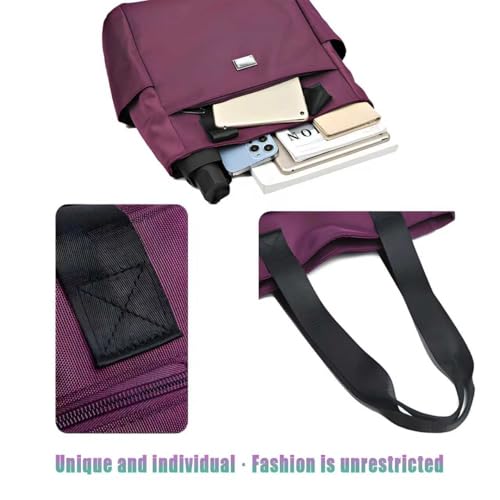 Gloryboom Shoulder Bag, 2026 New Large Capacity Water Repellent Multi Pocket Nylon Shoulder Bag, Tote Bags4