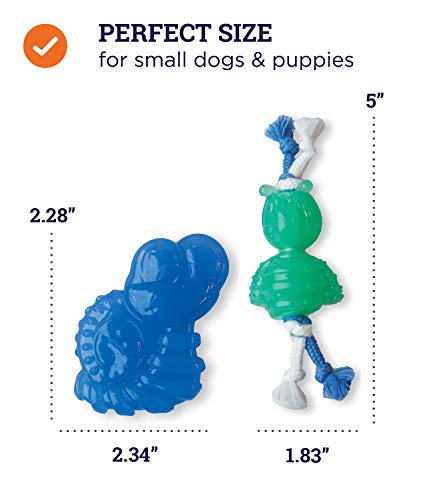 Image of Petstages Orka Chewit Lil' Bugs Dog Chew Toys - 2 Pack