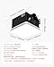VEVOR Bathroom Exhaust Fan with LED Light, 80 CFM 4000K Bathroom Vent, 1.5 Sones Low-Noise, Premium Motor Ceiling Fan for Laundry Room, Storage Room, Home Ventilation, White