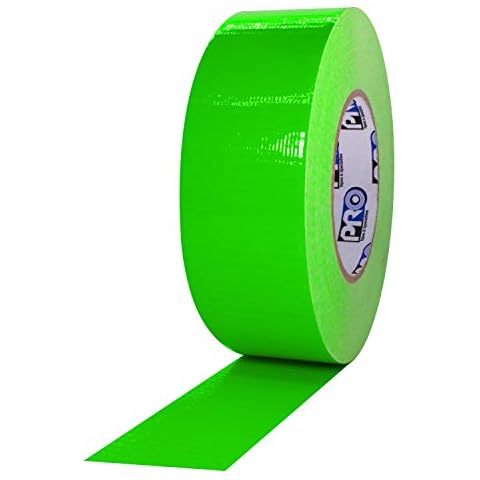 ProTapes Pro Duct Fluorescent Green Duct Tape Cover
