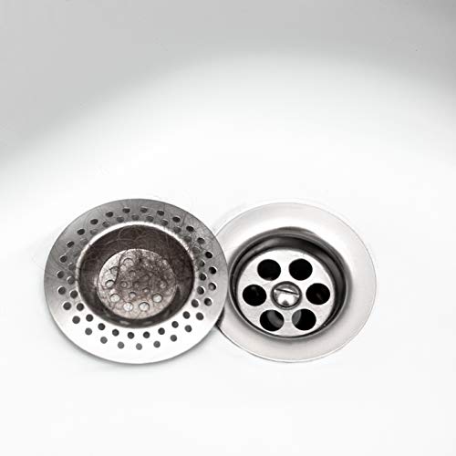 Colador de acero inoxidable para baño y cocina, pack 4 miniatura 7