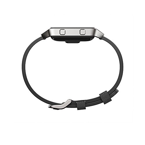 Fitbit Blaze Leather Accessory Band, schwarz, Small