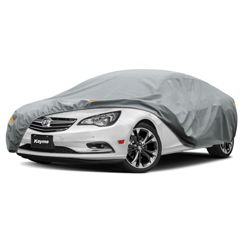 Image of Kayme Heavy Duty Car Cover Custom Fit Buick Cascada (2016-2025) Waterproof All Weather for Automobiles, Full Exterior Covers Sun Rain UV Protection.（Deliver About 3-10 Days）