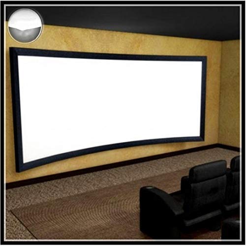 Écran De Projection Sur Cadre HiViLux Gain 1,0 - En Toile Blanche De Cinéma Pour 3D, 4K, UHD, ALU - Sans Effet Pailleté Ou WiFi - Pas De Trou Sur La Toile