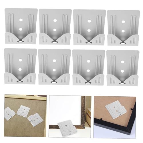 Image of Heavy Duty Picture Frame Hangers 10pcs Mirror Hooks Frame Hanging Hardware for Door