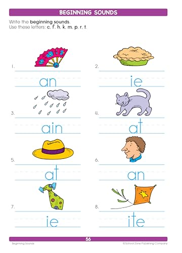 School Zone Big Spelling 1-3 Workbook