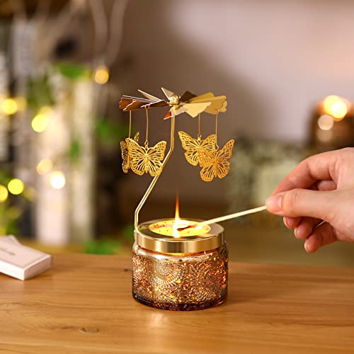 Butterfly Gifts For Women,Unique Birthday Gift For Mom Sister Best Friend Girlfriend,Rotatable Scented Candles For Anniversary Christmas Thanksgiving,Gifts For Women Who Have Everything #TOP1