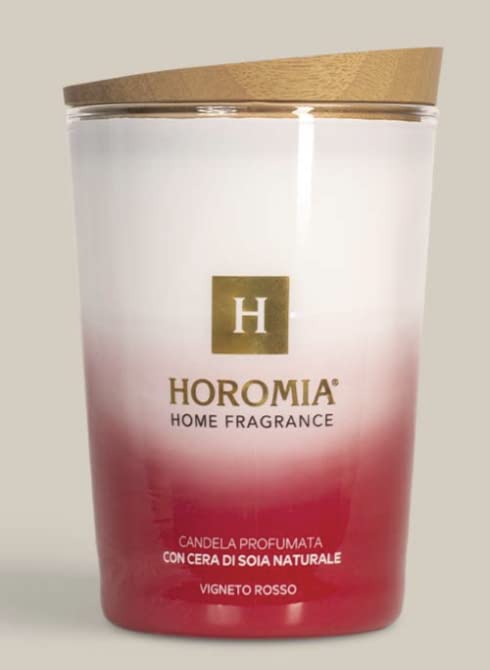 Bougie Luxury-Smell vignoble rouge Horomia en cire de soja haut de gamme