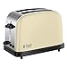 Russell Hobbs 23334 Tostapane a 2 fette in acciaio inox, crema