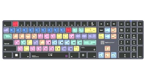 Logickeyboard Titan Wireless Backlit Keyboard for Adobe...