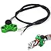 Botón universal del interruptor de arranque de la parada del motor de la motocicleta para KX250 KX450F KLX110 KX KXF KLX 125 250 300 350 450 Dirt Bike - Verde