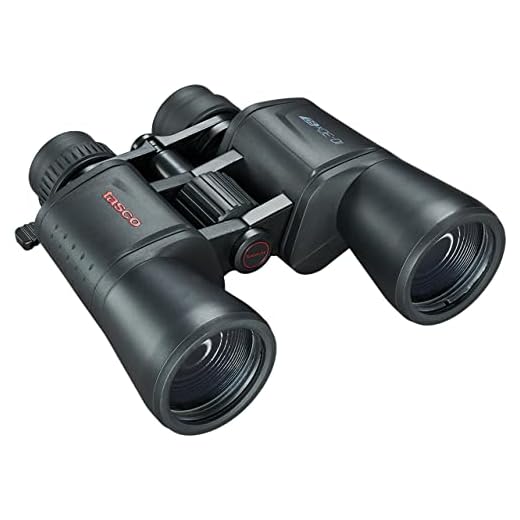 Tasco Essentials 10-30 x 50 mm stor kikare för alla ändamål, ES10305Z. BK-7 Zoom Porro Prism kikare med antireflexbeläggningar, svart