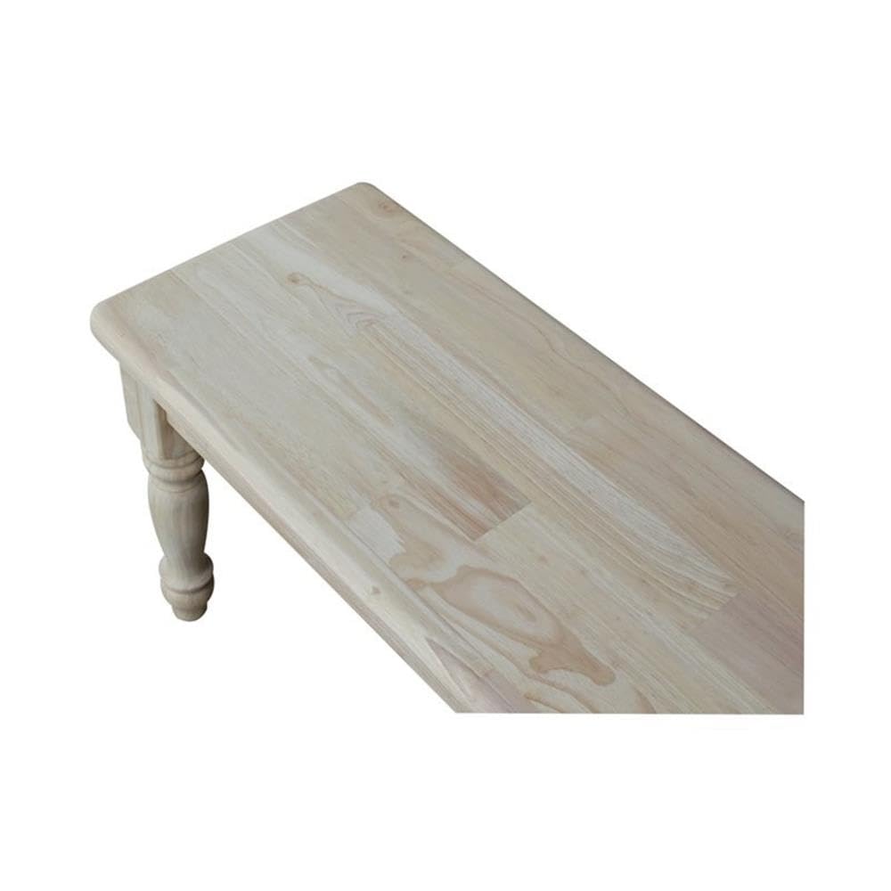 International Concepts BE-72S Shaker Style Bench, Unfinished