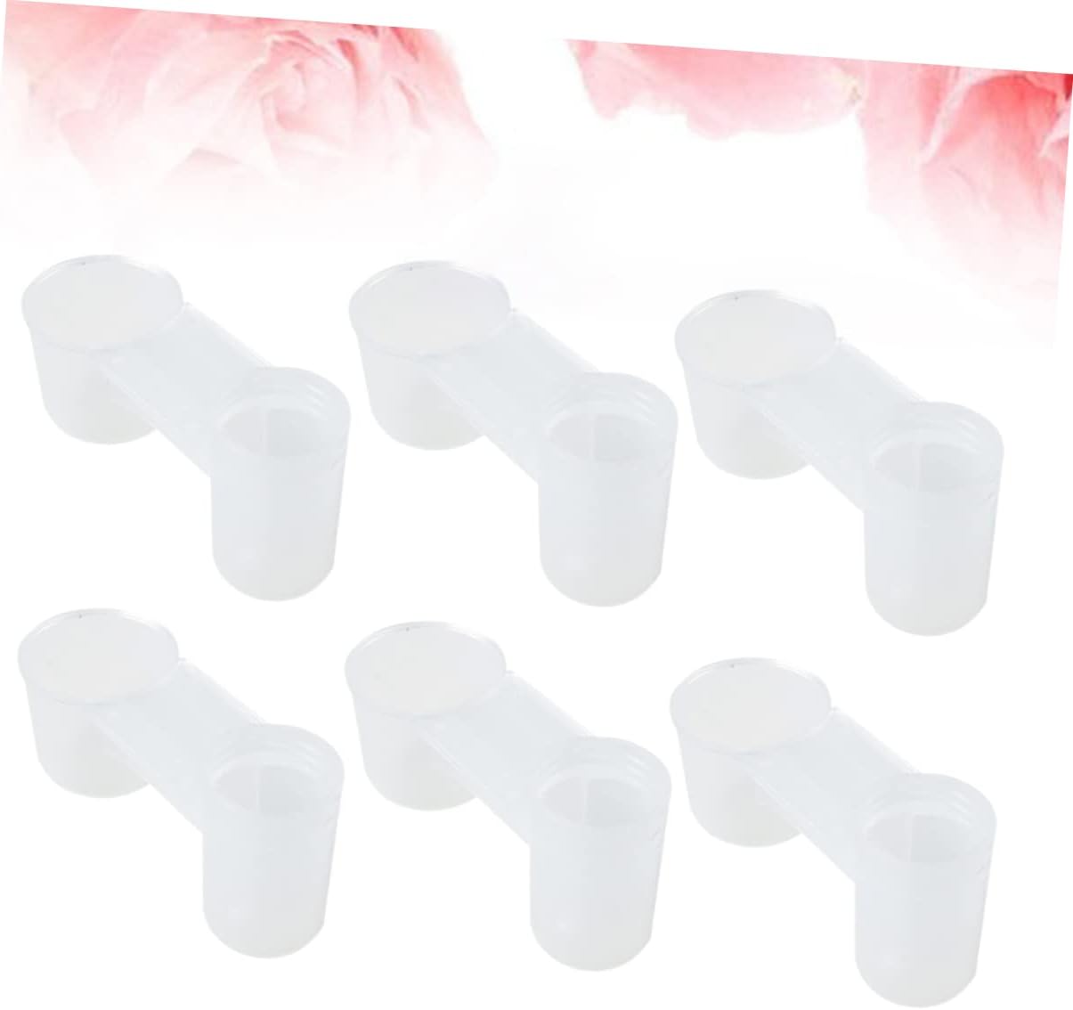 Happyyami 20pcs Birds Watering Station Port Pigeon Waterer Deflector Home Zoo Supplies