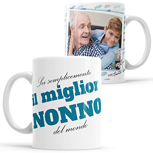 Pandango Tazza 'Sei Il miglior Nonno del Mondo' Tazza Personalizzata...
