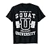 Squat University Vintage Varsity Fitness Palestra Allenamento Maglietta