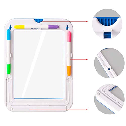 Magic pad Lousa Magica 8 Led Tablet Infantil 3 Canetinha Que Apaga