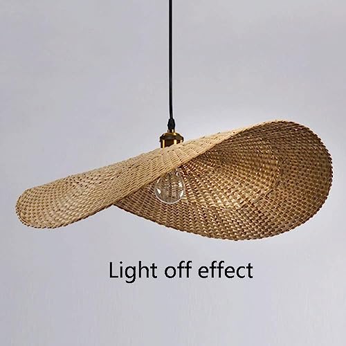 Chandelier rotan suspension créative lampe boho plafond pour cuisine