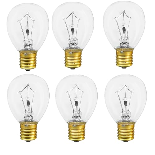 Consejos para Comprar Foco para lampara de lava - solo los mejores. 41 foco de lava de 25 W S11 120 V E17 Base de lava de foco de repuesto para lámparas de lava de 14.5 pulgadas y lámparas de purpurina, brillo blanco cálido suave, larga vida,...