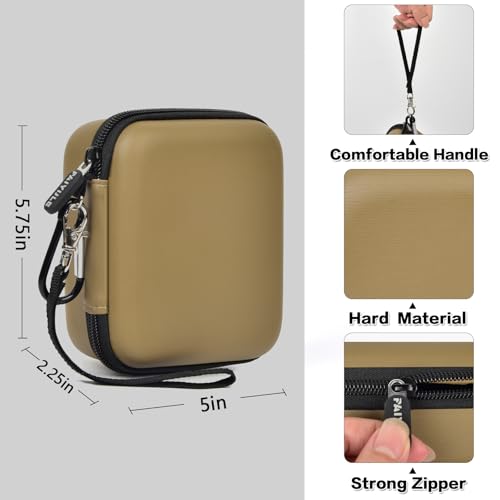 PAIYULE Case for Garmin Xero C1 Pro Chronograph, Range Shooting Chronograph Ballistic Precision Travel Organizer, Storage Holder with Mesh Pocket fit Cable, Porable Charger (Bag Only) (Green)